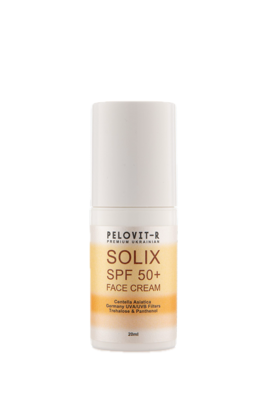 Крем для обличчя з SPF 50+ SOLIX Face Cream 20 мл.