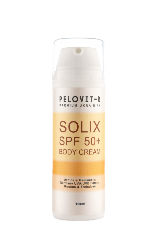 Крем для тіла з SPF 50+SOLIX Body Cream 150 мл.
